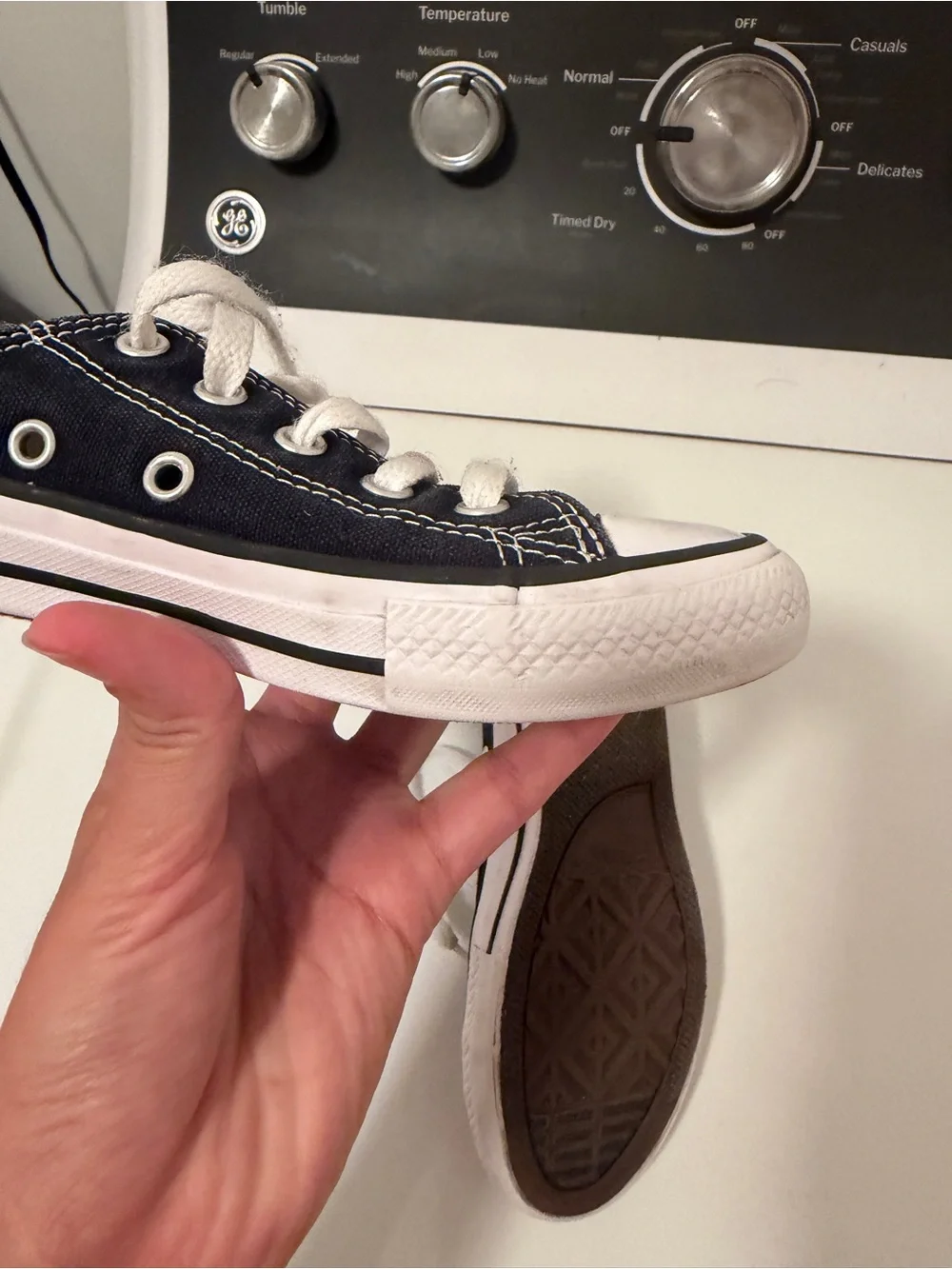 Converse Kids Black and White Canvas Low-Top Sneakers